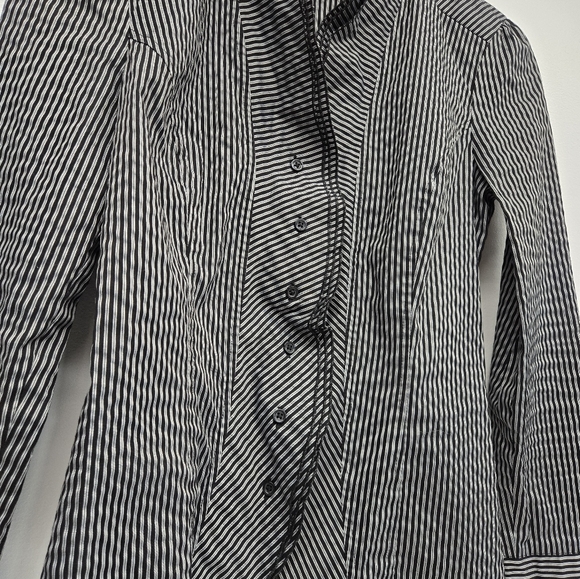 Women's Mexx Button Down Striped Dress Shirt - Picture 3 of 9